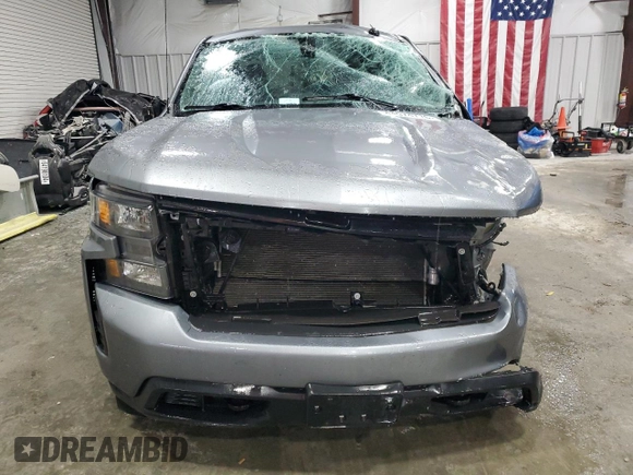 2020 Chevrolet Silverado 1500 Custom with VIN 3GCPWBEH7LG248284, listed as a Copart auction lot 44974775 with 122,275 mi miles and Salvage Title. Bid and sale history available at carsss.com. Image 5.