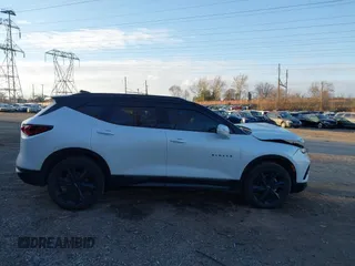 2022 Chevrolet Blazer RS with VIN 3GNKBKRS8NS214678, listed as a IAAI auction lot 41307953 with 23,114 mi miles and . Bid and sale history available at DreamBid. Image 13.