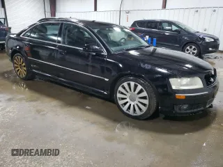 2004 Audi A8 with VIN WAUML44E04N024293, listed as a Copart auction lot 60246125 with 161,278 mi miles and Salvage title. Bid and sale history available at DreamBid. Image 4.