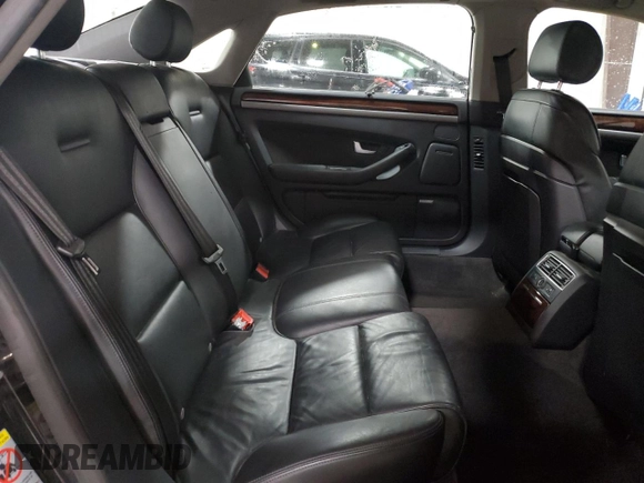 2004 Audi A8 with VIN WAUML44E04N024293, listed as a Copart auction lot 60246125 with 161,278 mi miles and Salvage title. Bid and sale history available at DreamBid. Image 10.
