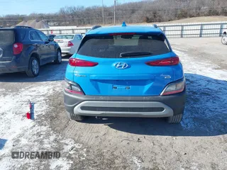 2022 Hyundai Kona SEL with VIN KM8K6CAB1NU804909, listed as a IAAI auction lot 41321862 with 20,091 mi miles. Bid and sale history available at carsss.com. Image 16.