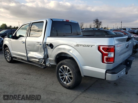 2019 Ford F-150 XL with VIN 1FTEW1C52KKC04212, listed as a Copart auction lot 54399255 with 44,704 mi miles and Salvage Title. Bid and sale history available at carsss.com. Image 2.
