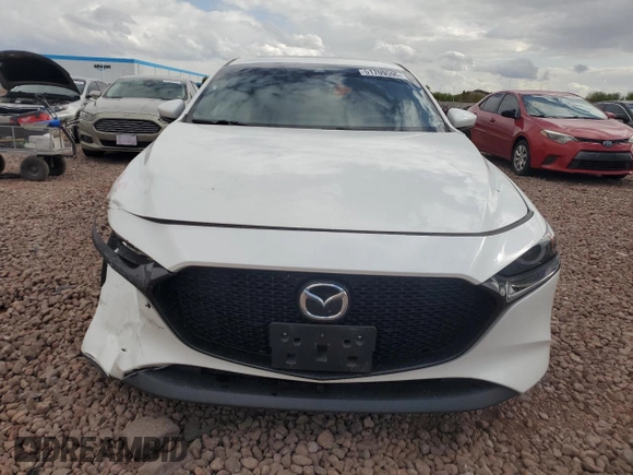2020 Mazda 3 Premium Package with VIN JM1BPANM5L1174408, listed as a Copart auction lot 51709595 with 48,348 mi miles and Salvage Title. Bid and sale history available at carsss.com. Image 5.