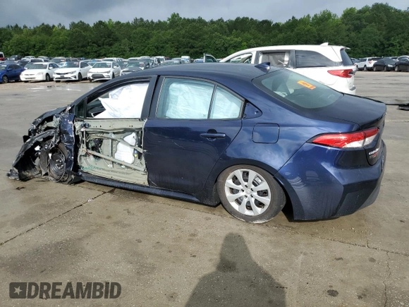 2024 Toyota Corolla LE z VIN 5YFB4MDE8RP127012, wystawiony jako Copart lot #59703735 z przebiegiem Nie podano mil oraz Szkoda całkowita • Salvage title. Historia ofert i sprzedaży dostępna na DreamBid. Obrazek 2.