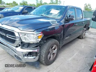 2019 Ram 1500 Big Horn with VIN 1C6SRFFT7KN720010, listed as a IAAI auction lot 42276072 with 191,595 mi miles and . Bid and sale history available at DreamBid. Image 6.
