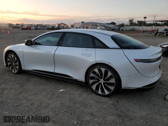2023 Lucid Air Touring z VIN 50EA1TEA3PA002281, wystawiony jako Copart lot #82719864 z przebiegiem Nie podano mil oraz Szkody całkowita. Historia ofert i sprzedaży dostępna na DreamBid. Obrazek 2.