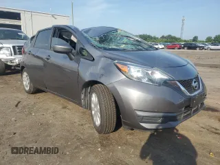2017 Nissan Note S Plus with VIN 3N1CE2CP6HL372057, listed as a Copart auction lot 62222265 with 65,303 mi miles and Salvage title. Bid and sale history available at DreamBid. Image 4.