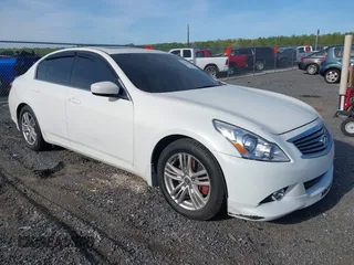 2012 Infiniti G25 Sedan x with VIN JN1DV6AR4CM860776, listed as a IAAI auction lot 42084208 with 128,071 mi miles. Bid and sale history available at carsss.com. Image 1.