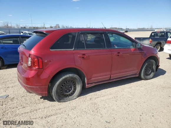 2013 Ford Edge Sport with VIN 2FMDK4AK7DBC51780, listed as a Copart auction lot 53848825 with 215,385 mi miles and Salvage Title. Bid and sale history available at carsss.com. Image 3.