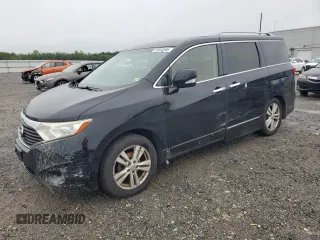 2013 Nissan Quest LE with VIN JN8AE2KP9D9068704, listed as a Copart auction lot 58695585 with 144,389 mi miles and Salvage title. Bid and sale history available at DreamBid. Image 1.