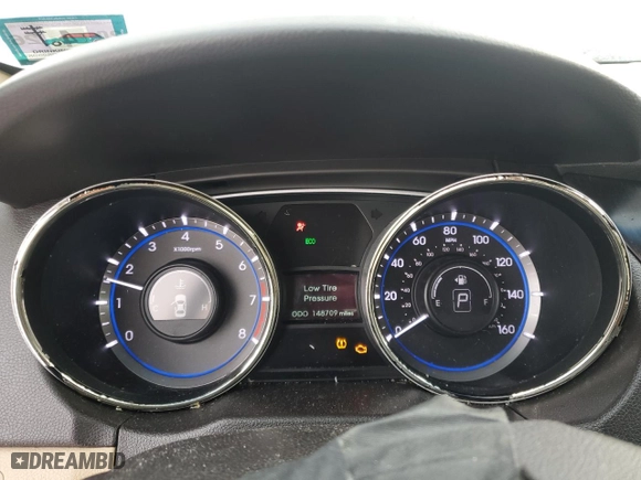 2013 Hyundai Sonata SE with VIN 5NPEC4AC3DH577207, listed as a Copart auction lot 89097265 with 148,709 mi miles and Clean Title. Bid and sale history available at carsss.com. Image 9.