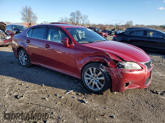 2013 Lexus GS 350 with VIN JTHCE1BLXD5005211, listed as a Copart auction lot 50029745 with 158,248 mi miles and Salvage title. Bid and sale history available at DreamBid. Image 4.