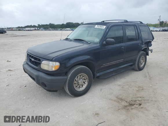 2000 Ford Explorer XLS z VIN 1FMZU62X4YZB47949, wystawiony jako Copart lot #82259804 z przebiegiem 127 673 mil mil oraz Nie do naprawy • Non repairable. Historia ofert i sprzedaży dostępna na DreamBid. Obrazek 1.