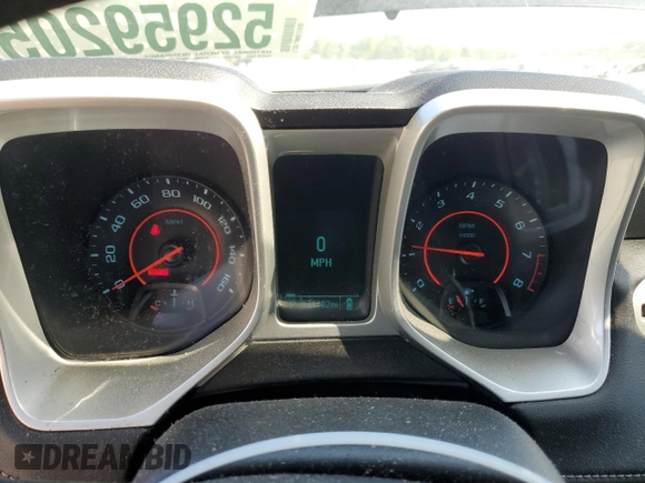 2012 Chevrolet Camaro 2LS z VIN 2G1FA1E37C9203566, wystawiony jako Copart lot #52959205 z przebiegiem 171 482 mil mil oraz Szkoda całkowita • Salvage title. Historia ofert i sprzedaży dostępna na DreamBid. Obrazek 9.