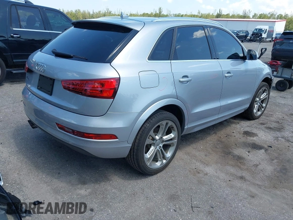 2017 Audi Q3 Premium Plus with VIN WA1HCCFS6HR003457, listed as a IAAI auction lot 42274572 with 54,546 mi miles and . Bid and sale history available at DreamBid. Image 4.