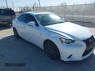 2015 Lexus IS 250 with VIN JTHBF1D2XF5067661, listed as a IAAI auction lot 41226461 with 152,625 mi miles. Bid and sale history available at carsss.com. Image 1.