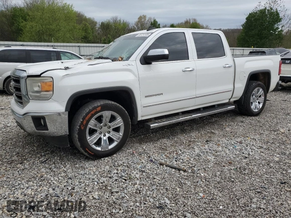 2015 GMC Sierra 1500 SLT with VIN 3GTU2VEC1FG387545, listed as a Copart auction lot 50724105 with 152,567 mi miles and Salvage Title. Bid and sale history available at DreamBid. Image 1.