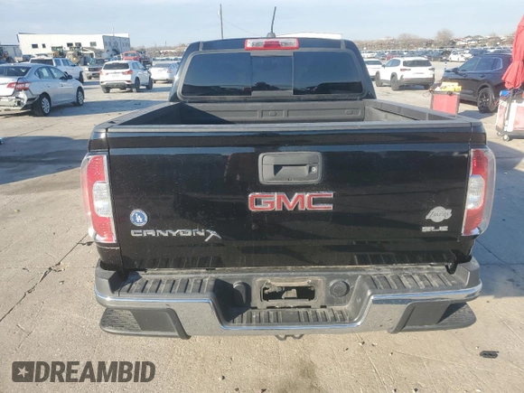 2016 GMC Canyon 2WD SLE with VIN 1GTG5CE39G1275875, listed as a Copart auction lot 88751785 with 124,510 mi miles and Salvage Title. Bid and sale history available at carsss.com. Image 6.