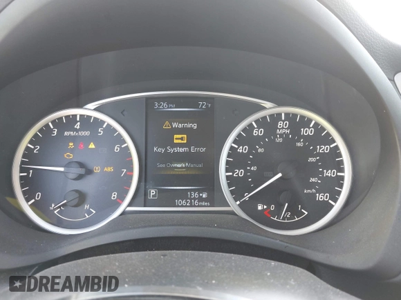 2016 Nissan Sentra SV with VIN 3N1AB7AP4GY214799, listed as a IAAI auction lot 42070791 with 106,216 mi miles and . Bid and sale history available at DreamBid. Image 7.