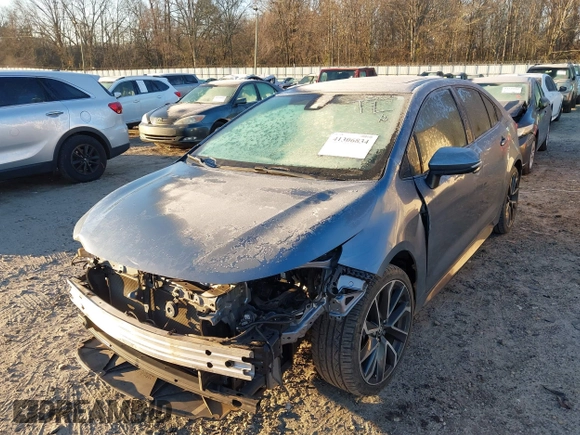2020 Toyota Corolla XSE with VIN JTDT4RCE0LJ046133, listed as a IAAI auction lot 41306834 with 80,801 mi miles. Bid and sale history available at carsss.com. Image 18.