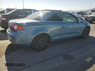 2007 Volkswagen Eos with VIN WVWDB71F67V032777, listed as a Copart auction lot 53684035 with 98,537 mi miles and Salvage Title. Bid and sale history available at DreamBid. Image 3.