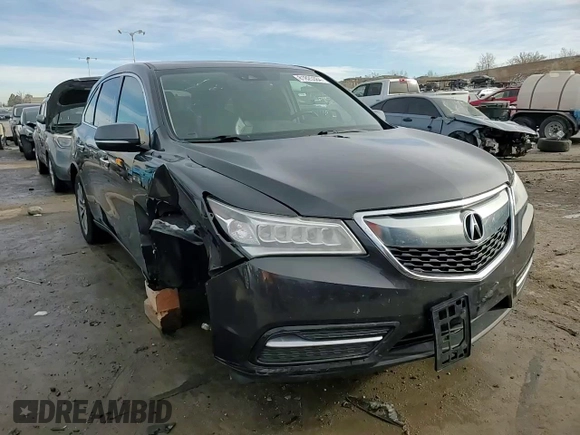 2016 Acura MDX w/Tech with VIN 5FRYD4H4XGB038321, listed as a Copart auction lot 81825384 with 155,598 mi miles and Salvage Title. Bid and sale history available at carsss.com. Image 15.