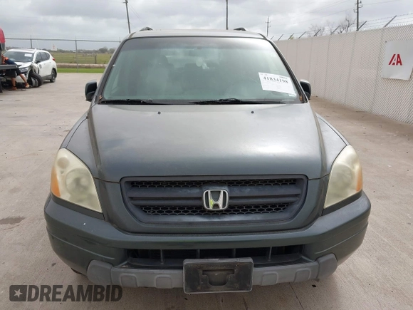2003 Honda Pilot EX with VIN 2HKYF18403H596796, listed as a IAAI auction lot 41834198 with 159,006 mi miles. Bid and sale history available at carsss.com. Image 6.