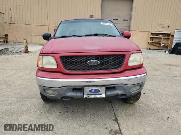 2002 Ford F-150 XL with VIN 2FTRX08L02CA02800, listed as a Copart auction lot 56494315 with 350,842 mi miles and Salvage title. Bid and sale history available at DreamBid. Image 5.