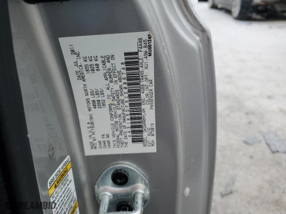 2012 Mitsubishi Eclipse GS with VIN 4A31K5DF9CE006748, listed as a Copart auction lot 84642914 with 74,664 mi miles and Salvage Title. Bid and sale history available at carsss.com. Image 12.