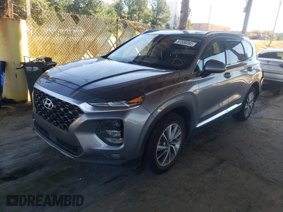 2020 Hyundai Santa Fe SEL w/SULEV with VIN 5NMS33AD5LH153254, listed as a Copart auction lot 61530282 with 58,586 mi miles. Bid and sale history available at carsss.com. Image 2.