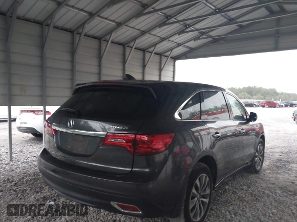 2014 Acura MDX Tech Pkg with VIN 5FRYD3H42EB009323, listed as a IAAI auction lot 40863681 with 87,746 mi miles. Bid and sale history available at carsss.com. Image 4.