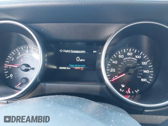 2018 Ford Mustang GT with VIN 1FA6P8CF9J5105490, listed as a IAAI auction lot 41222269 with 80,592 mi miles and . Bid and sale history available at DreamBid. Image 7.