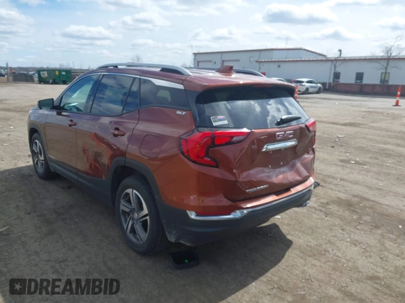 2019 GMC Terrain SLT with VIN 3GKALPEV0KL316498, listed as a IAAI auction lot 41878713 with 93,750 mi miles. Bid and sale history available at carsss.com. Image 3.