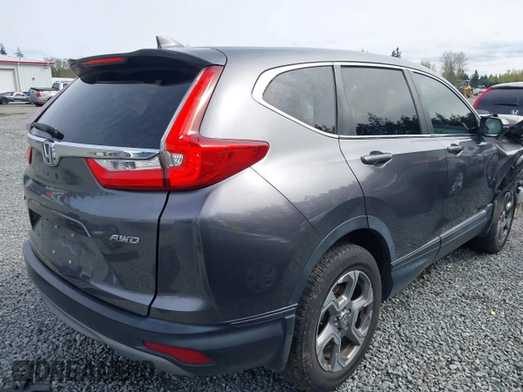 2019 Honda CR-V EX with VIN JHLRW2H57KX022530, listed as a IAAI auction lot 41970376 with 51,327 mi miles. Bid and sale history available at carsss.com. Image 4.