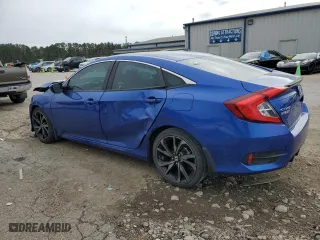 2021 Honda Civic Sedan Sport with VIN 2HGFC2F83MH505088, listed as a Copart auction lot 50549545 with 68,234 mi miles and Salvage Title. Bid and sale history available at carsss.com. Image 2.