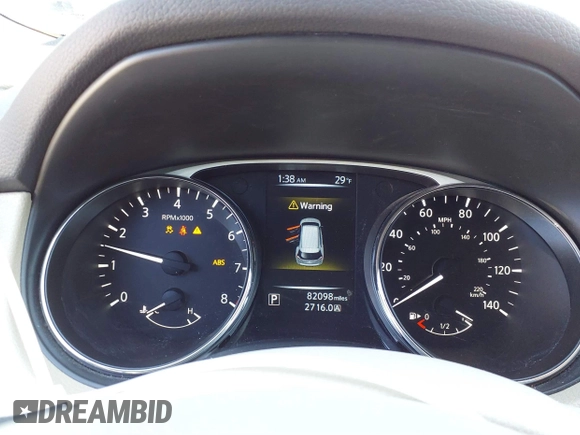 2015 Nissan Rogue SL with VIN 5N1AT2MTXFC927747, listed as a IAAI auction lot 41336830 with 82,098 mi miles. Bid and sale history available at carsss.com. Image 7.
