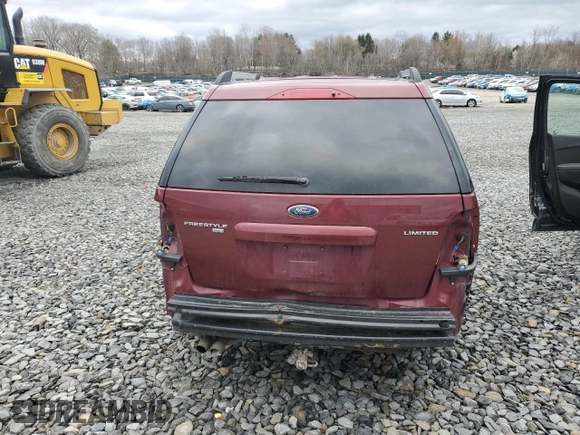 2005 Ford Freestyle Limited z VIN 1FMDK06165GA06262, wystawiony jako Copart lot #52496885 z przebiegiem 161 759 mil mil oraz Szkoda całkowita • Salvage title. Historia ofert i sprzedaży dostępna na DreamBid. Obrazek 6.