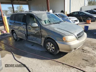 2005 Kia Sedona LX with VIN KNDUP132856716343, listed as a Copart auction lot 76028804 with 122,914 mi miles and Salvage Title. Bid and sale history available at carsss.com. Image 4.