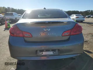 2012 Infiniti G25 x with VIN JN1DV6AR3CM861725, listed as a Copart auction lot 81903834 with 57,191 mi miles and Salvage Title. Bid and sale history available at DreamBid. Image 6.