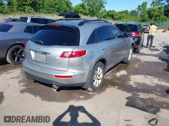 2004 Infiniti FX with VIN JNRAS08W44X224845, listed as a IAAI auction lot 42300317 with 221,647 mi miles and . Bid and sale history available at DreamBid. Image 4.