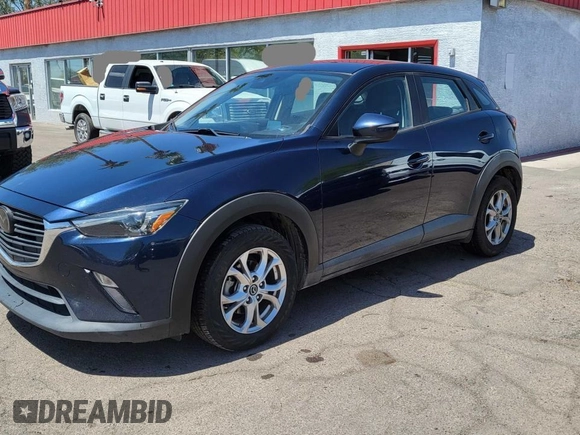 2020 Mazda CX-3 Sport with VIN JM1DKDB76L1465863, listed as a Copart auction lot 55283885 with 180,000 mi miles and Clean Title. Bid and sale history available at carsss.com. Image 2.