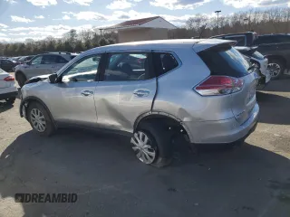 2015 Nissan Rogue SV with VIN KNMAT2MVXFP591564, listed as a Copart auction lot 48333455 with 77,453 mi miles and Salvage Title. Bid and sale history available at DreamBid. Image 2.
