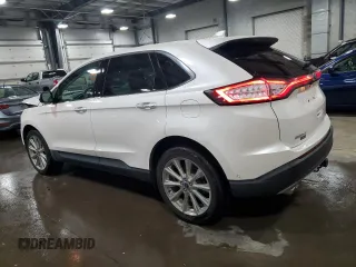 2017 Ford Edge Titanium with VIN 2FMPK4K84HBB56745, listed as a Copart auction lot 53343225 with 76,246 mi miles and Salvage Title. Bid and sale history available at carsss.com. Image 2.