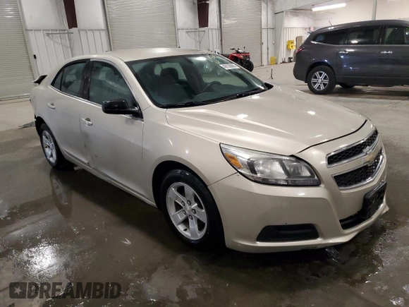 2013 Chevrolet Malibu LS with VIN 1G11B5SAXDF152896, listed as a Copart auction lot 49136065 with Not Provided miles and Salvage Title. Bid and sale history available at DreamBid. Image 4.