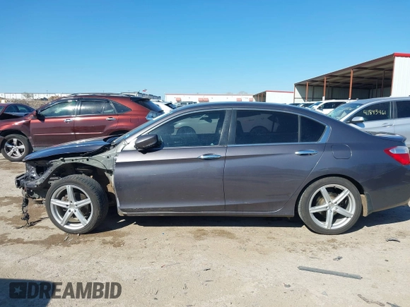 2015 Honda Accord Sport with VIN 1HGCR2F57FA111070, listed as a IAAI auction lot 41839122 with 151,985 mi miles and . Bid and sale history available at DreamBid. Image 15.