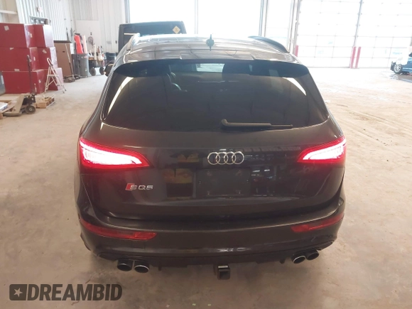 2017 Audi SQ5 Premium Plus with VIN WA1CCAFP5HA041755, listed as a IAAI auction lot 41728825 with 135,512 mi miles. Bid and sale history available at carsss.com. Image 16.