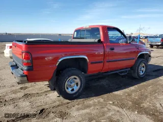 1998 Dodge Ram 1500 with VIN 1B7HF16Z0WS546985, listed as a Copart auction lot 80707114 with 186,436 mi miles and Salvage Title. Bid and sale history available at carsss.com. Image 3.