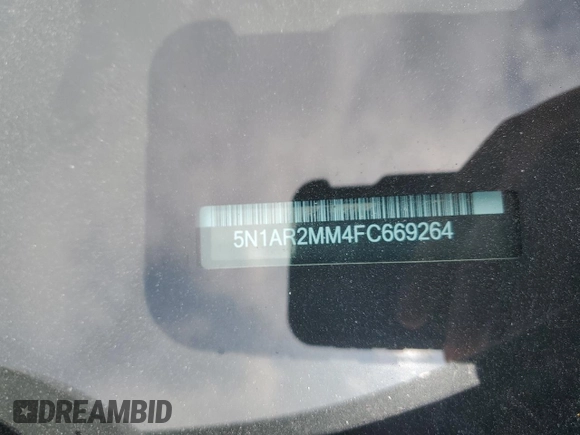 2015 Nissan Pathfinder S with VIN 5N1AR2MM4FC669264, listed as a Copart auction lot 64694715 with 148,389 mi miles and Clean title. Bid and sale history available at DreamBid. Image 13.