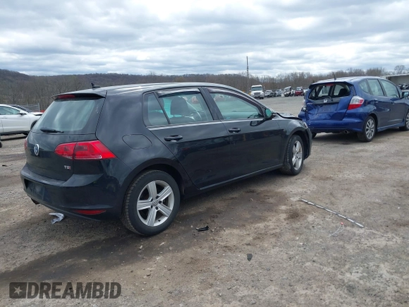 2017 Volkswagen Golf S z VIN 3VW217AU7HM039027, wystawiony jako IAAI lot #42047785 z przebiegiem 93 999 mil mil oraz . Historia ofert i sprzedaży dostępna na DreamBid. Obrazek 4.