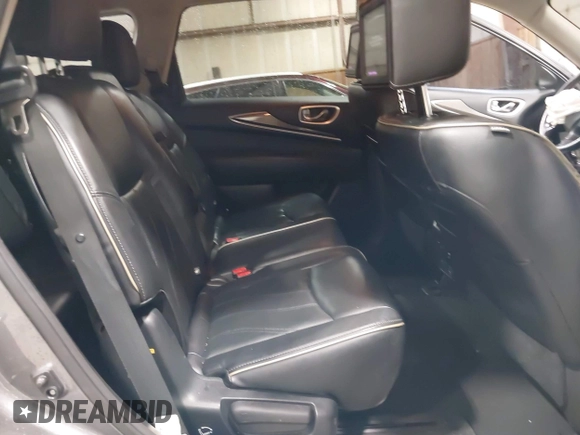 2017 Infiniti QX60 with VIN 5N1DL0MM1HC528514, listed as a IAAI auction lot 41986931 with 90,033 mi miles and . Bid and sale history available at DreamBid. Image 8.